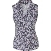 KOROSHI Bluse navy / pink