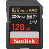 SanDisk Extreme Pro - Flashhukommelseskort - 128 GB - Video Class V30 / UHS-I U3 / Class10 - SDXC UHS-I