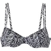 s.Oliver Bikinioverdel sort / hvid