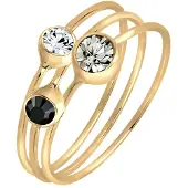 Elli Ring guld / sort
