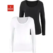 Vivance Shirts sort / hvid