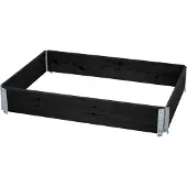 Siena Garden Siena R12001-4BK-GBX Højbed Sort 1 stk