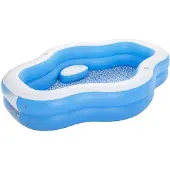 Bestway 54409, Oppustelig pool, Barn & voksen, Blå, Hvid, 4,79 kg