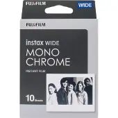 Fujifilm Instax Wide Monochrome - Sort/hvid film til umiddelbar billedfremstilling (instant film) - instax Wide - ISO 800 - 10 optagelser