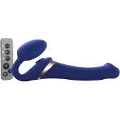 Strap-On-Me Multi Orgasm Bendable Strap On Night Blue M