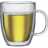 Bodum Bistro dobbeltvægget glas med hank 2 stk 45 cl