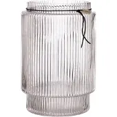 ERNST glasvase rillet klar Ø19,5 cm x H28 cm