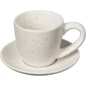 Broste Copenhagen Nordic Vanilla espressokop med underkop 5 cl Cream