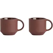 Oyoy Yuka espressokop 2-pak Dark (brun)