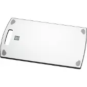 Zwilling vendbart skærebræt plast hvid-grå 38x22x1,5 cm
