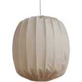 Watt & Veke Prisma lampeskærm Ø45 cm lærred Natural