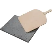 Eppicotispai Pizzasten og pizzaspade 30x38 cm Sten-birk