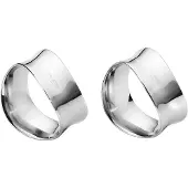 Georg Jensen Cobra servietringe 2-pak Rustfrit stål