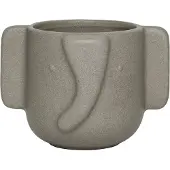 Oyoy Elephant krukke Ø9,6 cm Stone