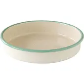 Kockums Jernverk Kockums ovnfast fad Cream lux-grøn, rund, Ø28 cm