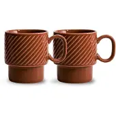 Sagaform Coffee & More kaffekrus 2-pak Terrakotta