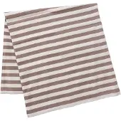 ERNST borddug stribet 145x300 cm Muldvarp-hvid