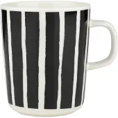 Marimekko Oiva Piccolo kop 25 cl White-black