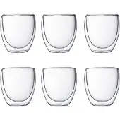 Bodum Pavina dobbeltvægget glas 6 stk 0,25 l