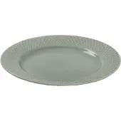 Lyngby Porcelæn Rhombe Earth frokosttallerken Ø21 cm Moss