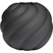 Cooee Design Twist ball vase 12 cm Black