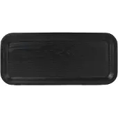 Sagaform Hanna lang tallerken 34x15 cm Sort