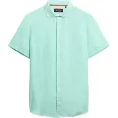 Superdry Vacation Linen Kortærmet Skjorte