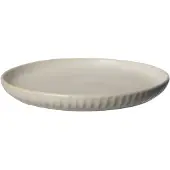 ERNST assiett rillet Ø16 cm Naturhvid
