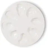By On Oyster tallerken Ø27 cm Hvid