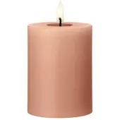 Ester & Erik bloklys LED 20 Rosy caramel, 10 cm