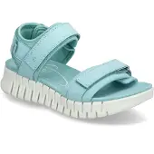 Ecco Damesko Gruuv Sol nubuck ankelrem sandaler Aquatic