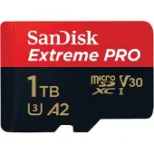 SanDisk Extreme Pro microSD/SD - 200MB/s - 1TB