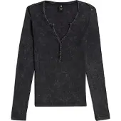 G-Star Deep Henley T-shirt Med Lange ærmer