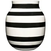 Kähler Omaggio vase mellem sort