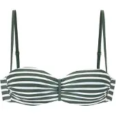 Venice beach Bikinioverdel grøn / hvid