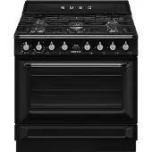 Smeg Tr90gm 90 Cm Gaskomfur Med Ovn 5 Blus