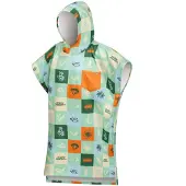 After Essentials - Snowleader - Poncho Square Snowleader til Unisex - Beige,Blå,Orange,Grøn