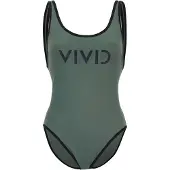 Vivid Badedragt grøn / sort