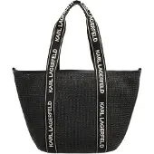 Karl Lagerfeld Strandtaske 'Essential' sort / hvid
