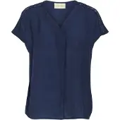 Cream Bluse 'Henja' navy