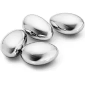 Georg Jensen Sky whiskeysten 4-pakke Rustfrit stål