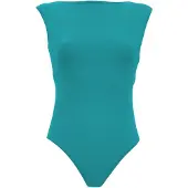 Vivid Badedragt cyanblå