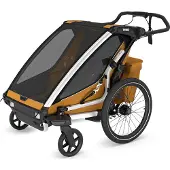 Thule Chariot Sport 2 Dviguba dviračio priekaba | G3 natūralus auksas