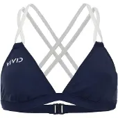 Vivid Bikinioverdel natblå / naturhvid