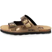 Bayton Pantoletter 'Astrakan' bronze
