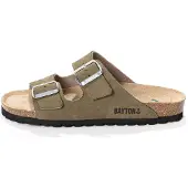 Bayton Pantoletter 'Athena' beige / khaki / sort / sølv