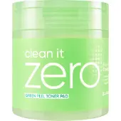 Banila Co Clean it Zero Green Peel Toner Pad | Vegansk koreansk dobbelttekstureret til sknsom eksfoliering | Green Complex og LHA til at jvne h