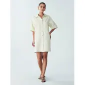 St MRLO Blusekjole 'LEE DENIM SHIRT DRESS' ecru