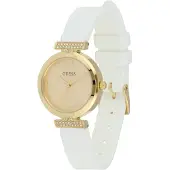 GUESS Analogt ur 'ARRAY' guld / hvid