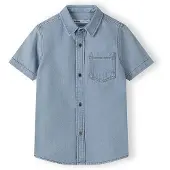 MINOTI Skjorte blue denim